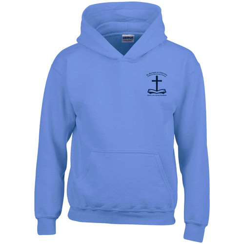 BCL Youth Pullover Hoodie (Design 2) - Carolina Blue (BCL-304-CB)