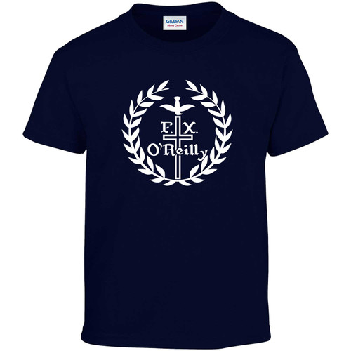 FXO Youth Heavy Cotton T-Shirt (Design 1) - Navy (FXO-301-NY