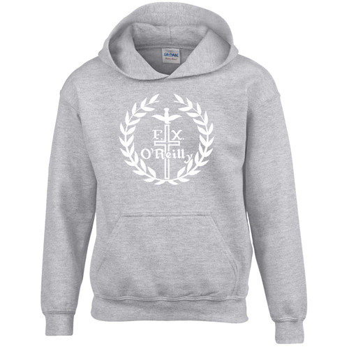 FXO Youth Heavy Blend Hooded Sweatshirt (Design 1) - Sport Gray (FXO-305-SG)