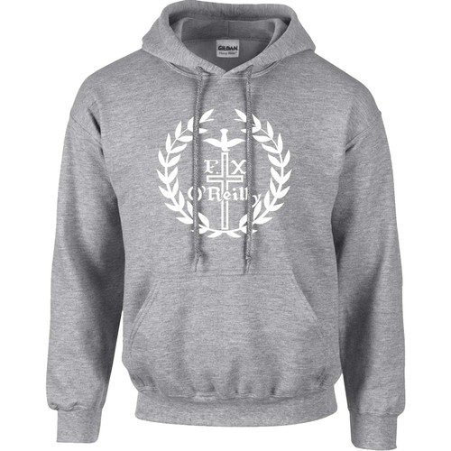FXO Adult Heavy Blend Hooded Sweatshirt (Design 1) - Sport Gray (FXO-005-SG)