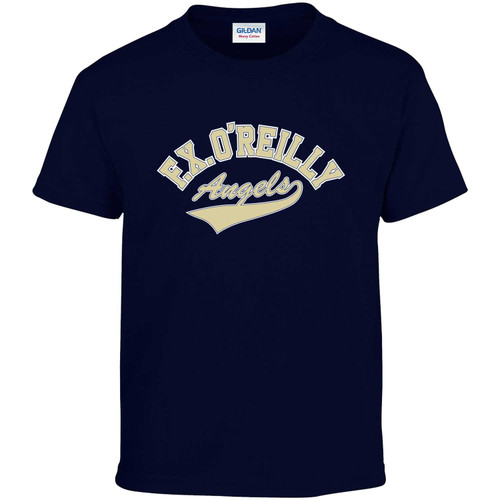 FXO Youth Heavy Cotton T-Shirt (Design 2) - Navy (FXO-307-NY)