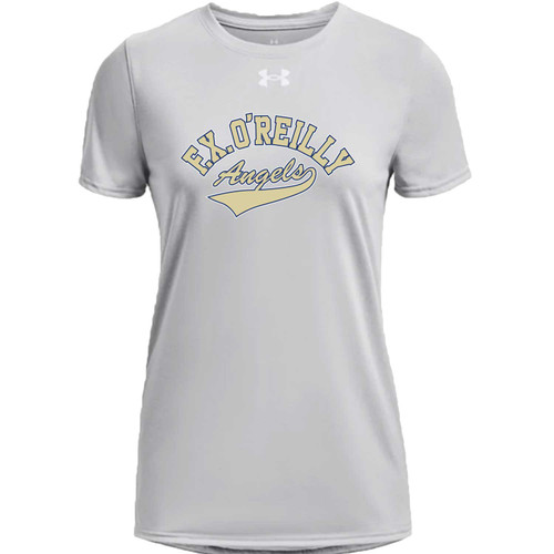 FXO Under Armour Women’s Tech Team Short Sleeve (Design 2) - Mod Gray (FXO-208-MG)