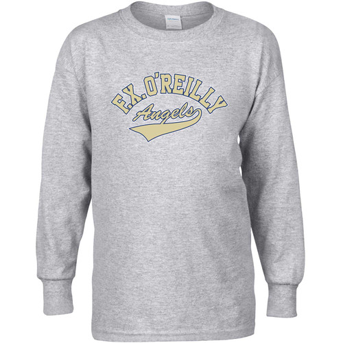 FXO Youth Heavy Cotton Long-Sleeve T-Shirt - Sport Gray (FXO-309-SG)