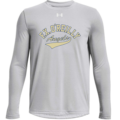 FXO Under Armour Men’s Tech Team Long Sleeve (Design 2) - Mod Gray (FXO-110-MG)