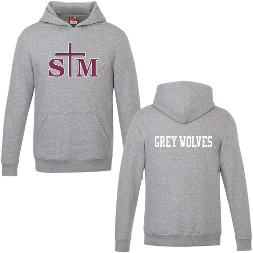 STT Youth Pullover Hoodie (Student) - Athletic Heather Grey (STT-301-AH)