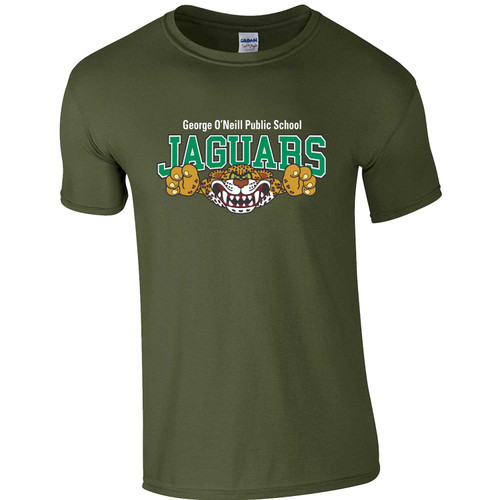 GON Adult Softstyle T-Shirt - Military Green (GON-004-MG)