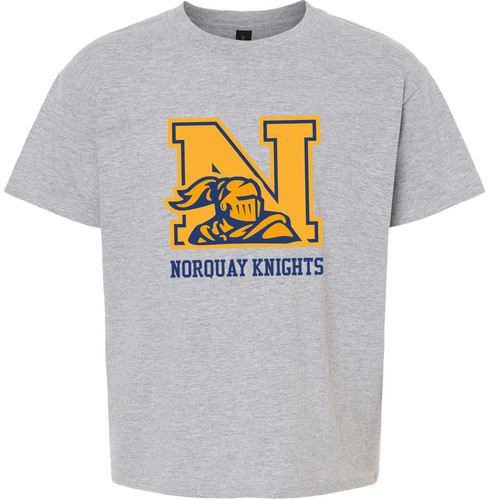 NOR Youth Softstyle Tee Design 2 - Sport Grey (Student) (NOR-311-SG)