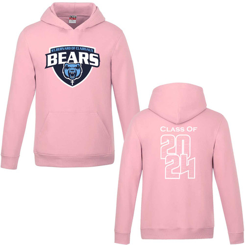 BCL Youth Grad Pullover Hoodie - Pink (BCL-307-PK)