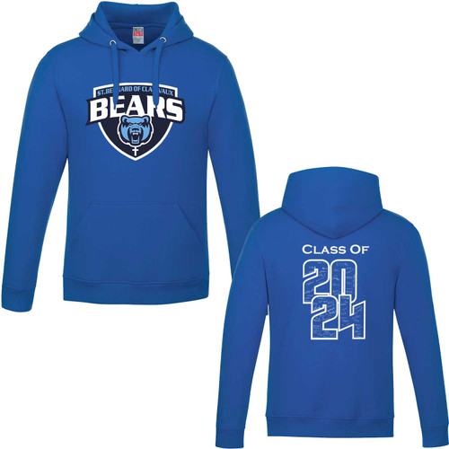 BCL Men’s Grad Pullover Hoodie - Royal (BLC-007-RO)