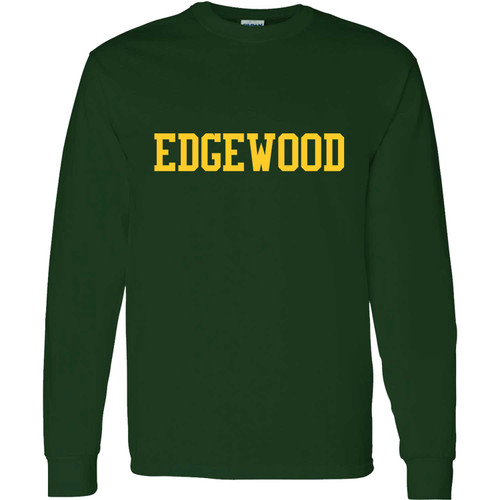 EDW Youth Heavy Cotton Long Sleeve T-Shirt - Forest Green (EDW-302-FO)