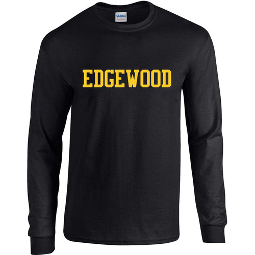 EDW Adult Heavy Cotton Long Sleeve T-Shirt - Black (EDW-002-BK)