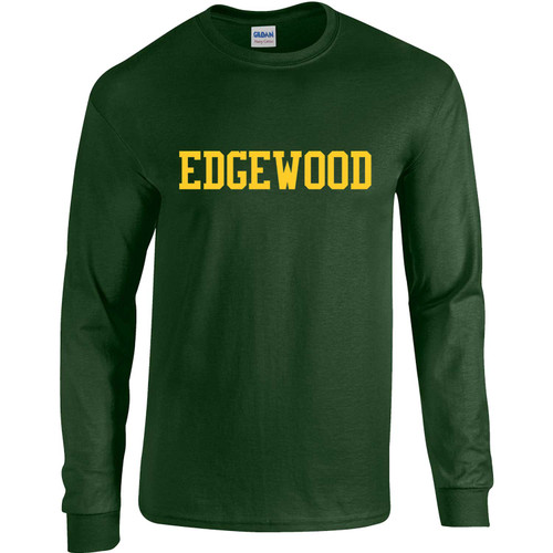 EDW Adult Heavy Cotton Long Sleeve T-Shirt - Forest Green (EDW-002-FO)