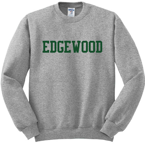 EDW Youth Heavy Blend Fleece Crewneck Sweatshirt with Embroidered Logo - Sport Grey (EDW-317-SG)