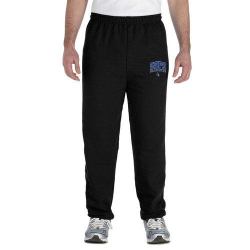SIL Adult Heavy Blend Sweatpant (Design 2) - Black (SIL-015-BK)