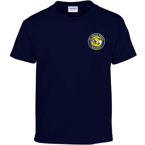 ANG Youth Cotton T-shirt - Navy (Design 2) (ANG-303-NY)