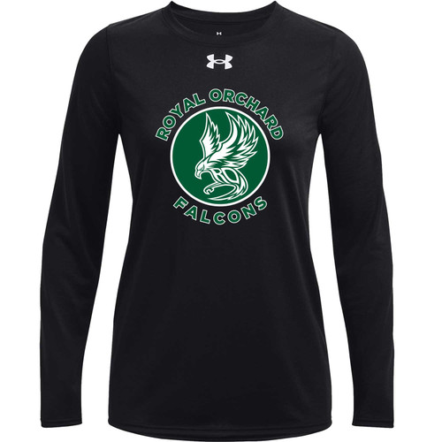 ROS Under Armour Women’s Tech Team Long Sleeve Tee - Black (ROS-232-BK)