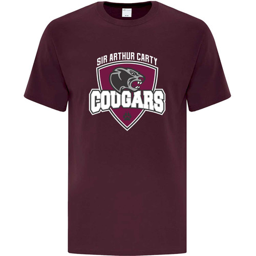 ARC Adult Cotton Tee - Maroon (ARC-002-MA)