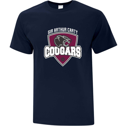 ARC Adult Cotton Tee - Navy (ARC-002-NY)