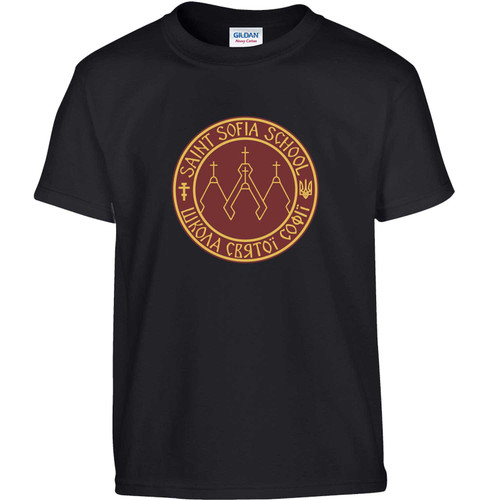 SSB Youth Heavy Cotton T-Shirt - Black (Design 2) (SSB-305-BK)
