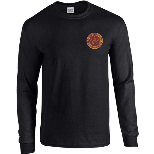 SSB Adult Heavy Cotton Long Sleeve T-Shirt - Black (Design 3) (SSB-010-BK)