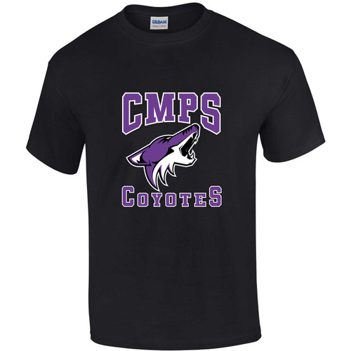 CMP Adult Cotton Short Sleeve Tee - Black (CMP-007-BK)