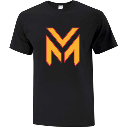 YKM Adult York Memorial T-Shirt - Black (YKM-004-BK)