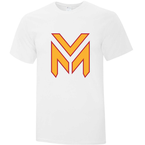 YKM Adult York Memorial T-Shirt - White (YKM-004-WH)
