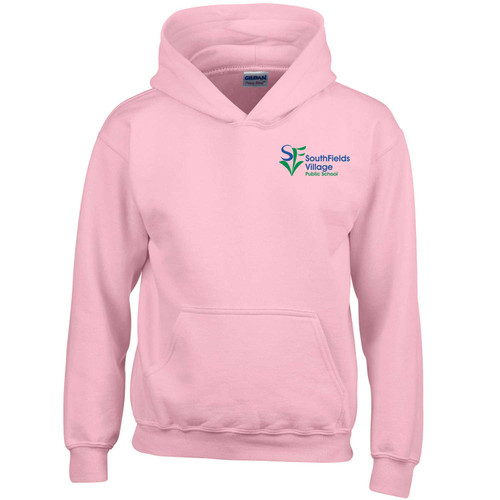 SFV Youth Heavy Blend Hooded Sweatshirt - Light Pink (Design 2) (SFV-303-LP)