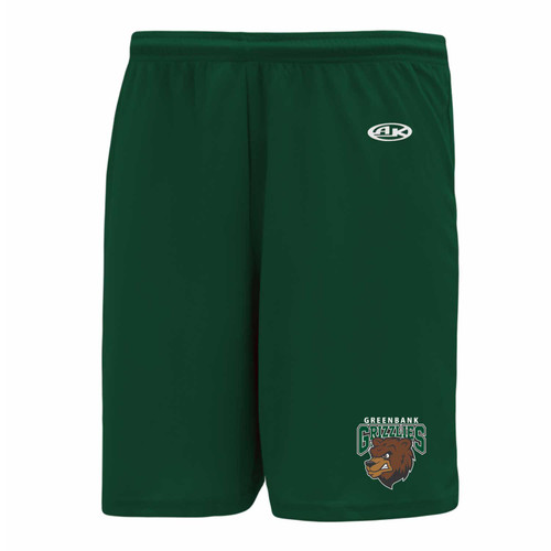 GRE Youth Apparel Short - Dark Green (GRE-311-DG)