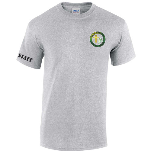 OLA Adult Heavy Cotton Staff T-Shirt - Sport Grey (Design 01) (OLA-029-SG)