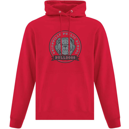 UPS Adult Everyday 50/50 Hooded Sweatshirt - Red (UPS-008-RE)