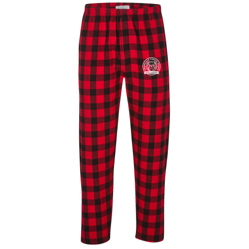 UPS Boxercraft Youth Harley Flannel Pant - Black/Red (UPS-312-BK)