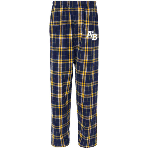 ABJ Men's Harley Flannel Pant - Navy/Gold (ABJ-015-NG)