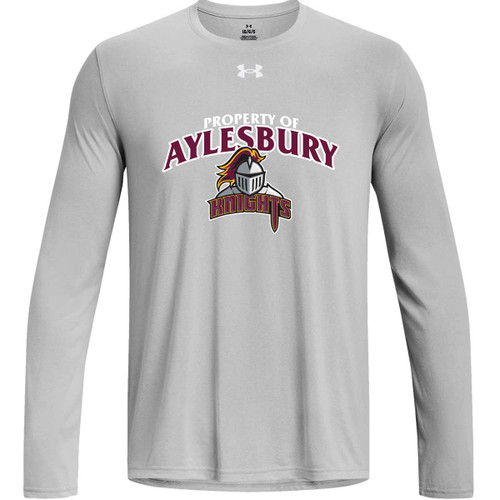 ALB Under Armour Men's Tech Team Long Sleeve - Mod Grey (ALB-102-MG)