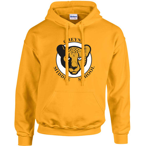 CNM Adult Heavy Blend Hoodie - Gold (Design 1) (CNM-007-GO)