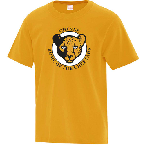 CNM Youth Everyday Cotton Tee - Gold (Design 3) (CNM-313-GO)