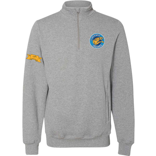 BAP Adult ¼ Fleece Pullover - Oxford (BAP-008-OX)