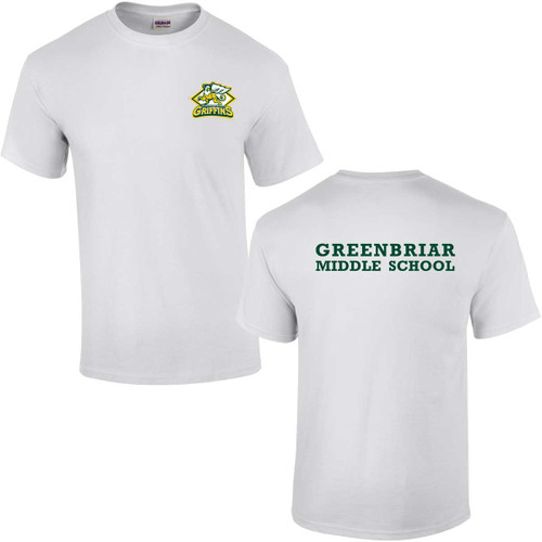 GNB Adult Cotton Tee - White (GNB-001-WH) 