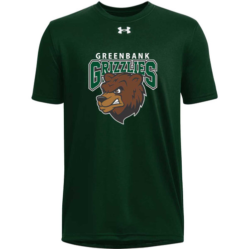 GRE Under Armour Youth Tech Team Short Sleeve - Forest (GRE-313-FO)
