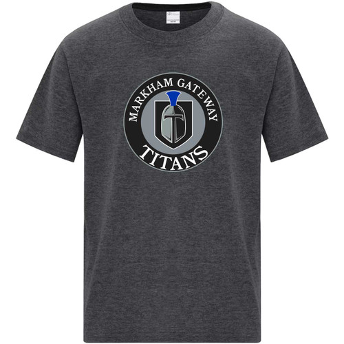 MGP Youth Cotton Tee - Dark Heather (MGP-303-DH)