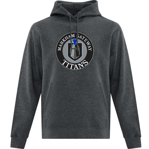 MGP Adult Fleece Hooded Sweatshirt - Dark Heather (MGP-005-DH)
