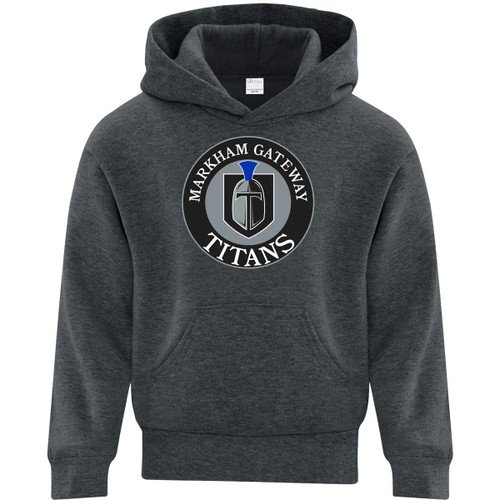 MGP Youth Fleece Hooded Sweatshirt - Dark Heather (MGP-305-DH)