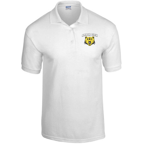 ABR Adult Jersey Polo - White (ABR-009-WH)