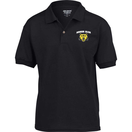 ABR Youth Jersey Polo - Black (ABR-309-BK)