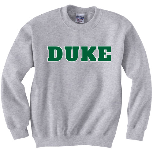 DOC Youth Heavy Blend Crewneck Sweatshirt with New Duke Logo - Sport Grey (DOC-339-SG)