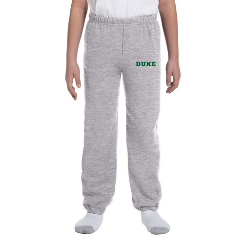 DOC Youth Heavy Blend Sweatpant with New Duke Logo - Sport Grey (DOC-342-SG)
