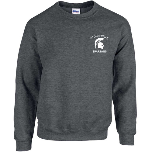 SDS Adult Heavy Blend Fleece Crew (Design - 4) - Dark Heather (SDS-013-DH)