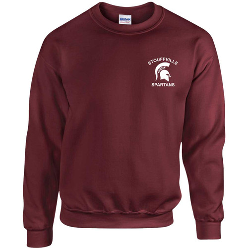 SDS Adult Heavy Blend Fleece Crew (Design - 4) - Maroon (SDS-013-MA)