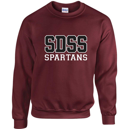 SDS Adult Heavy Blend Fleece Crew (Design - 3) - Maroon (SDS-010-MA)