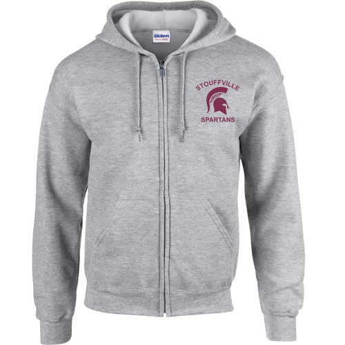 SDS Adult Full Zip - Sport Gray (SDS-015-SG) SDS Adult Full Zip - Sport Gray (SDS-015-SG)